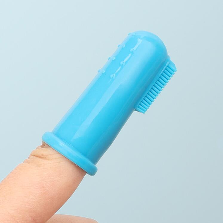 4pcs Pet Finger Toothbrush for Dog and Cat Oral Care