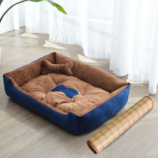 Four Seasons Golden Retriever Dog Bed and Mat